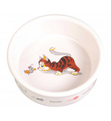 Миска Для Кошек Trixie (Трикси) Керамическая с Рисунком 200мл D11,5 4007 
