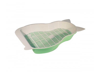 Туалет Для Кошек Большой Кошка с Сеткой 44,5*29,5*6см ZooExpress 