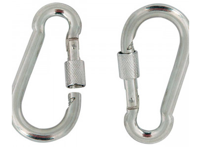 Карабин с Предохранителем На Резьбе Альпинистский 12мм*12см Usond 