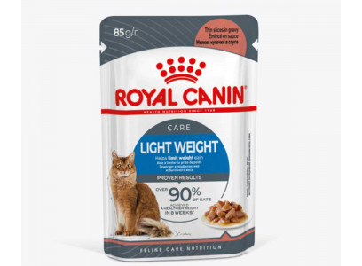 Влажный Корм Royal Canin (Роял Канин) Для Кошек Контроль Веса Аппетитные Кусочки в Соусе  Light Weight Care 85г 