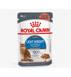 Влажный Корм Royal Canin (Роял Канин) Для Кошек Контроль Веса Аппетитные Кусочки в Соусе  Light Weight Care 85г