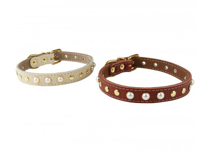 Ошейник Для Собак Брава №17 с Подкладом Украшен Арт1707 