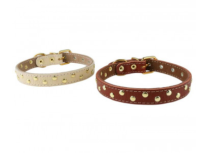 Ошейник Для Собак Брава №17 с Подкладом Клепаный Арт1709 