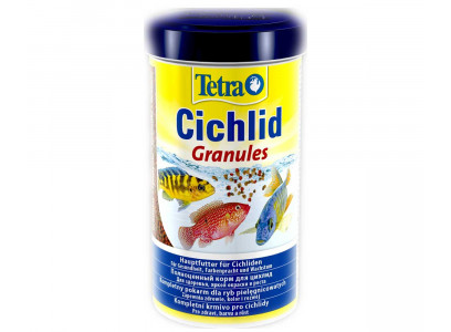 Корм Для Рыб Tetra (Тетра) Cichlid Granules Гранулы Для Цихлид 500мл 146594 