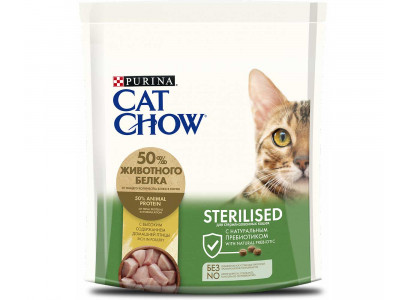 Сухой Корм Cat Chow (Кэт Чау) Для Стерилизованных Кошек Птица Special Care Sterilized Poultry 400г 
