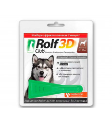 Rolf Club 3D Капли От Блох и Клещей Для Собак 20-40кг R405