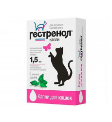 Гестренол Капли Для Кошек 1,5мл Астрафарм
