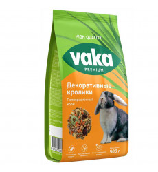 Корм Для Декоративных Кроликов Вака High Quality (Хай Кволити) 500г