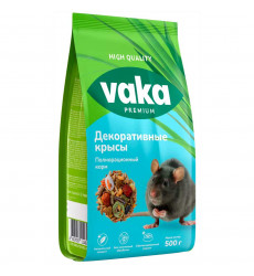 Корм Для Крыс и Мышей Вака High Quality (Хай Кволити) 500г