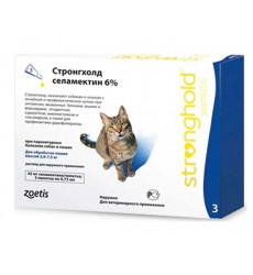 Стронгхолд Капли Для Кошек 2,6-7,5кг 0,75мл 45мг 1шт Zoetis (1*3) 