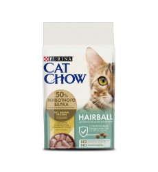 Сухой Корм Cat Chow (Кэт Чау) Для Кошек Для Вывода Шерсти Птица Special Care Hairball Control 1,5кг