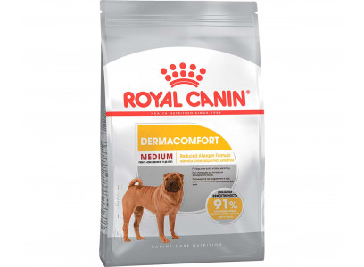 Сухой Корм Royal Canin (Роял Канин) Для Собак Средних Пород с Чувствительной Кожей MEDIUM Dermacomfort 3кг 