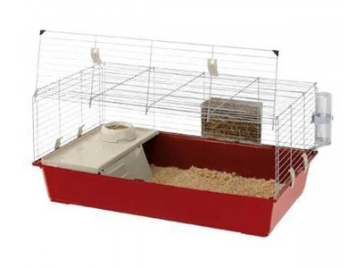 Клетка Для Кроликов Ferplast (Ферпласт) Rabbit 100 Цветная 95*57*46см 