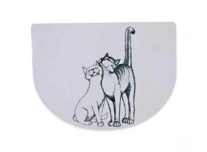 Коврик Под Миску Для Кошек Trixie (Трикси) Кошечки 40*30см 24540  