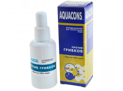 Препарат Против Грибков Aquacons (Акваконс) Для Аквариума ЗООМИР 50мл 
