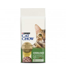 Сухой Корм Cat Chow (Кэт Чау) Для Стерилизованных Кошек Птица Special Care Sterilized Poultry 15кг (1*1) 