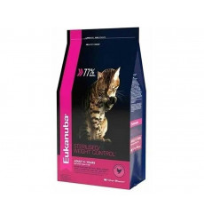 Сухой Корм Eukanuba (Эукануба) Для Стерилизованных Кошек и Кастрированных Котов Контроль Веса Птица Adult Sterilised / Weight Control 1,5кг