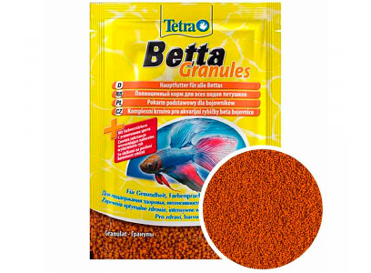 Корм Для Рыб Tetra (Тетра) Betta Granules Бетта Для Петушков Гранулы 5г 193680 