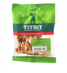 Лакомство Для Собак Мелких и Средних Пород TiTBiT (ТиТБиТ) Плетенки Из Кожи 319908