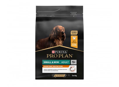 Сухой Корм Pro Plan (Проплан) Для Собак Мелких и Миниатюрных Пород Курица и Рис OPTI Balance Adult Small&Mini Breed Chicken & Rice 3кг (1*4)  