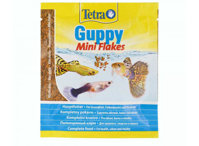 Корм Для Рыб Tetra (Тетра) Guppy Flakes Хлопья Для Гуппи 12г 193741  
