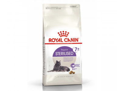 Сухой Корм Royal Canin (Роял Канин) Для Пожилых Стерилизованных Кошек и Кастрированных Котов Старше 7 Лет Feline Health Nutrition Sterilised +7 1,5кг 