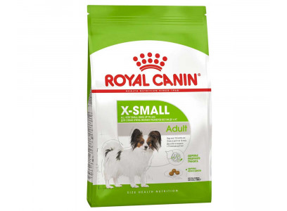 Сухой Корм Royal Canin (Роял Канин) Для Собак Миниатюрных Пород Size Health Nutrition X-SMALL Adult 500г 