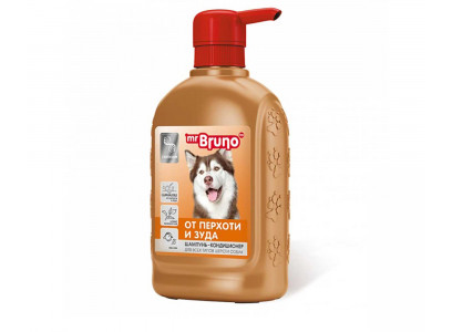 Шампунь-кондиционер Для Собак Mr.Bruno (Мр.Бруно) Против Перхоти и Зуда 350мл 