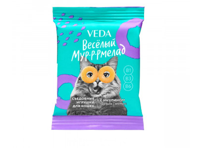 Лакомство Для Кошек Весёлый Мур-Р-Рмелад С Инулином 6г 