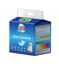 Подгузники Для Собак и Кошек Cliny (Клини) XS 2-4кг 11шт К201 