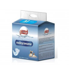 Подгузники Для Собак и Кошек Cliny (Клини) M 5-10кг 9шт К203 