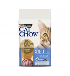 Сухой Корм Cat Chow (Кэт Чау) Для Кошек Вывод Шерсти Здоровья Мочевыводящих Путей и Здоровья Зубов Птица и Индейка Special Care Feline 3 In 1 Turkey 1,5кг (1*8) 