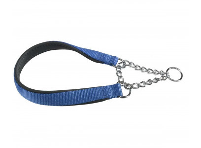 Ошейник Для Собак Крупных Пород Ferplast (Ферпласт) Daytona Удавка на Цепочке 25мм*65см Нейлон Синий 