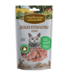 Лакомства Для Кошек Деревенские Лакомства Дольки Крольчатины 45г 79711366