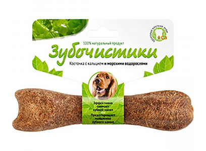 Косточка Для Собак Средних Пород Зубочистики Морские Водоросли 95г 1шт 