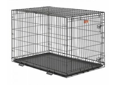 Клетка Для Собак Средних и Крупных Пород Midwest (Мидвест) Icrate 1 Дверь 122*76*84см Черная  