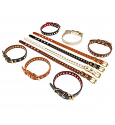 Ошейник Для Собак Брава №17 с Подкладом Клепаный Арт1709