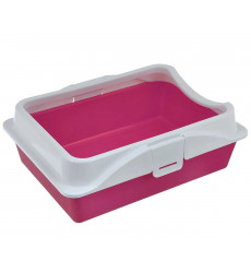 Туалет Для Кошек Rich (Рич) с Рамкой На Защелках 41*30*14см ZooExpress