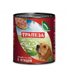 Консервы Трапеза Для Собак Всех Пород Птица 750г (1*9) 
