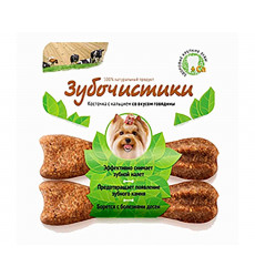 Косточка Для Собак Мелких Пород Зубочистики Говядина 18г 2шт