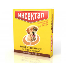 Инсектал Капли От Блох и Клещей Для Собак 20-40кг N104