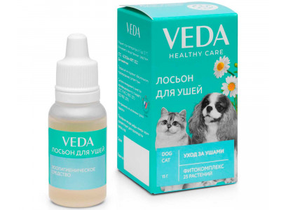 Лосьон Для Ушей Для Кошек и Собак VEDA 15г  
