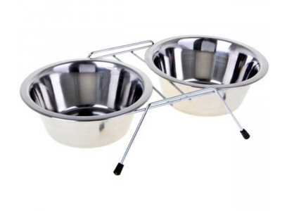 Подставка Низкая + 2 Миски Для Собак Средних и Крупных Пород 950мл 3153 Vm-2700с 