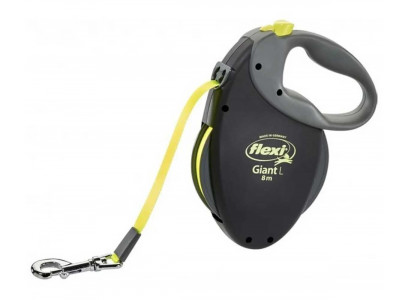 Рулетка Для Собак Крупных Пород Flexi (Флекси) Giant Neon Ремень 8м До 50кг 