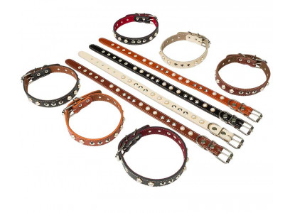 Ошейник Для Собак Брава №20 с Подкладом Украшенный Арт020 