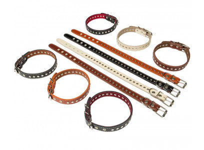 Ошейник Для Собак Брава №20 с Подкладом Клепаный Арт026 