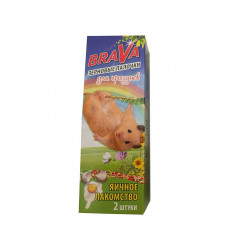 Лакомство Для Грызунов Brava (Брава) Палочки Яичные 2шт (1*18)