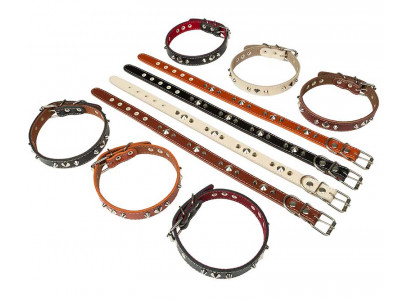 Ошейник Для Собак Брава №20 с Подкладом с Металлофурнитурой Арт019 